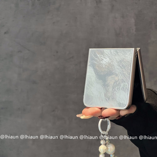 个性冰川纹折叠屏手机壳