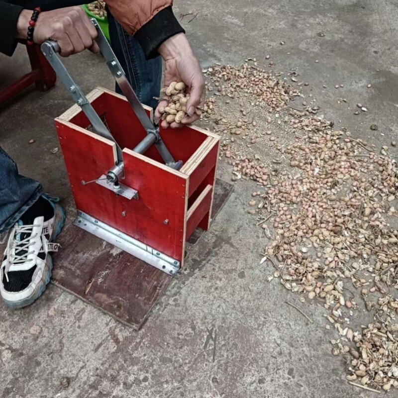 小型手摇式花生机家用剥花生神器全自动花生剥壳机手动花生去皮机