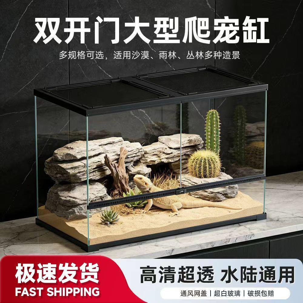玻璃缸前开门大型雨林生