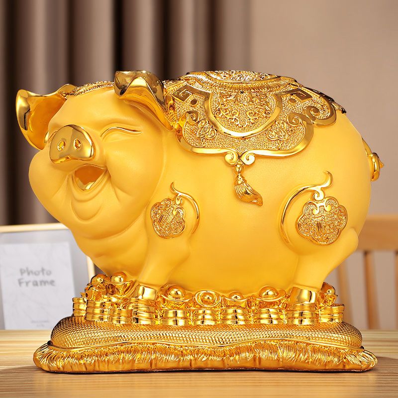 大号金猪摆件存钱罐储钱罐招财猪年儿童大人创意礼品属猪生日礼物