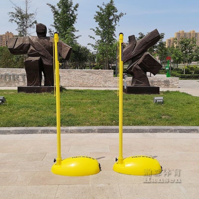 羽毛球网柱标准室内外移动羽毛球柱便携式羽毛球网架网柱包邮