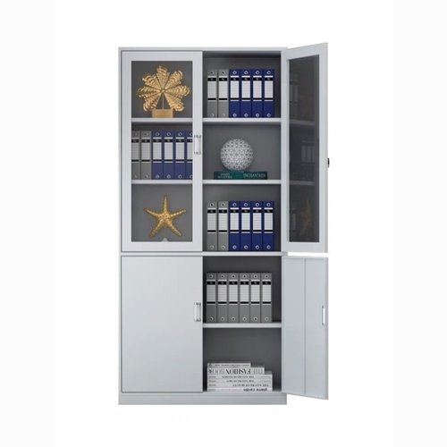 办公室铁皮文件柜简约家用铁皮柜带锁储物书柜高档财务凭证档案柜