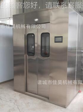 食品厂全1自动应KKD风淋室2感0/304不锈钢风淋门大型车通道间风淋
