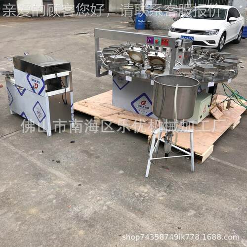 供应自仿XWL手工动蛋卷 高效旋转机蛋卷机自动脆皮蛋筒机雪糕皮机