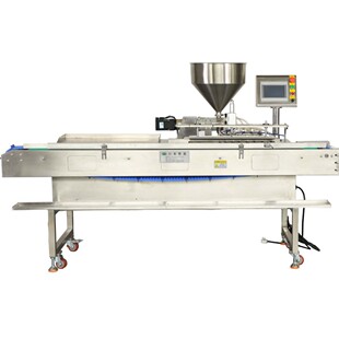 川本泡芙奶酪填充巧克力奶油注芯机自动蛋糕注芯机