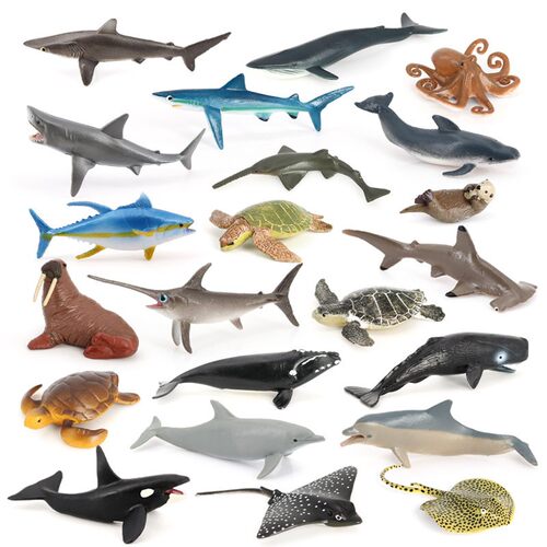 海洋生物模型儿童早教认知摆件