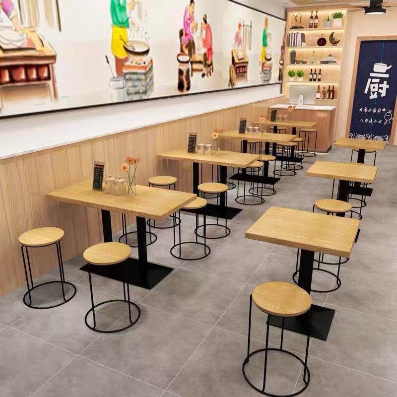 快餐桌椅套装组合饭店餐