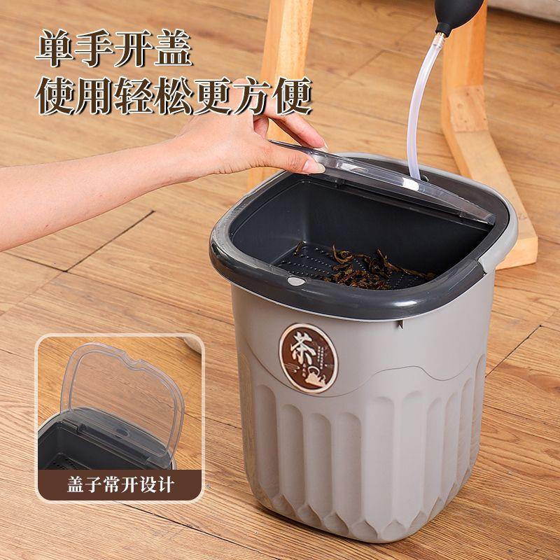 茶水桶废家用带盖茶渣过
