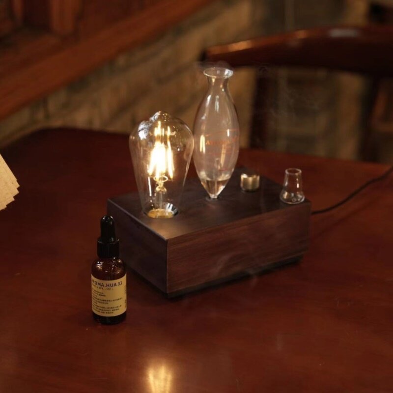 新款精油复古香薰机智能家用冷香仪卧室香氛机生日礼物自动扩香器