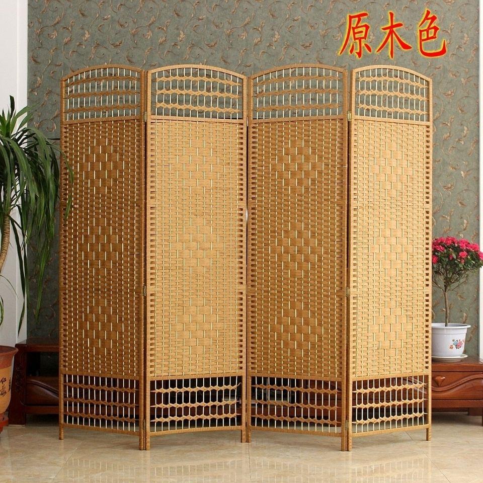 草编藤编屏风隔断简约客