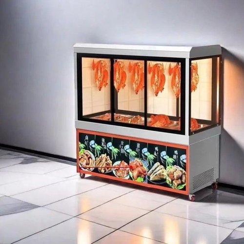 展示柜直角双温熟食商用烧腊凉菜烤鸭点菜卤菜保鲜冷藏烧烤摆摊