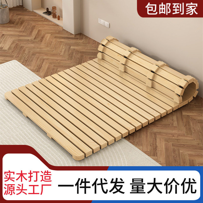实木地台床增高透气防潮排骨架
