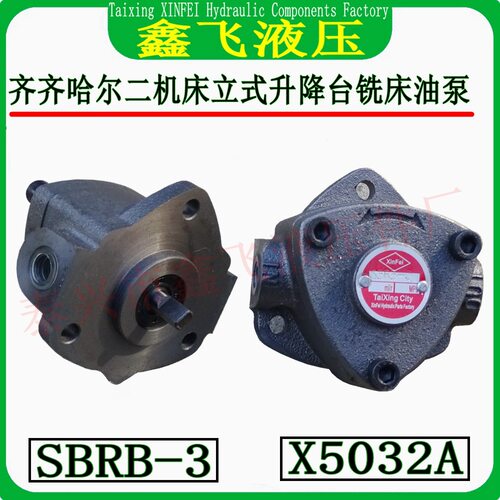 SBRB-3 6齐齐哈尔X5032A X6132A齐齐哈尔铣床润滑 双向摆线油泵