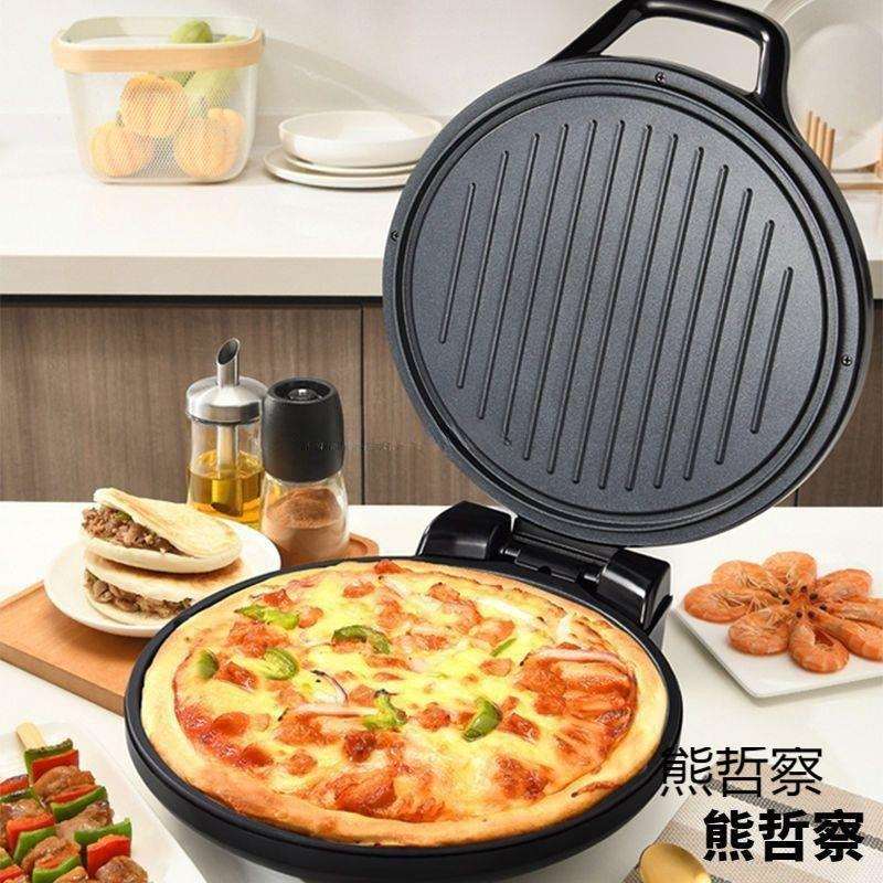 新款工厂直销电饼铛煎烙饼锅煎烤机双面加热全自动温控薄饼机家用