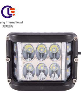 新款12LED车工作检修爆闪长排条工程卡车越野探照灯