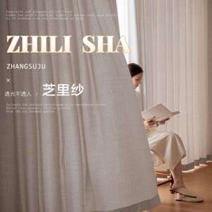 章苏菊纺织简约透光不透人书房客厅阳台遮阳窗纱窗帘