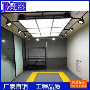 现货汽车维修店专用洗车抛光工位灯九宫格平板灯600 1200