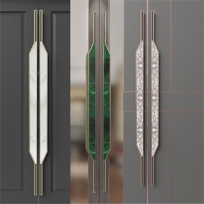 中式大门拉手轻奢仿古铜加厚大门把手玻璃门拉手实木门双开门拉手