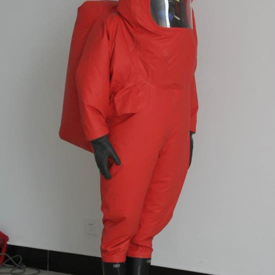 直发便携式江波重型连体防化服全封闭轻型简易防化服CCS船检