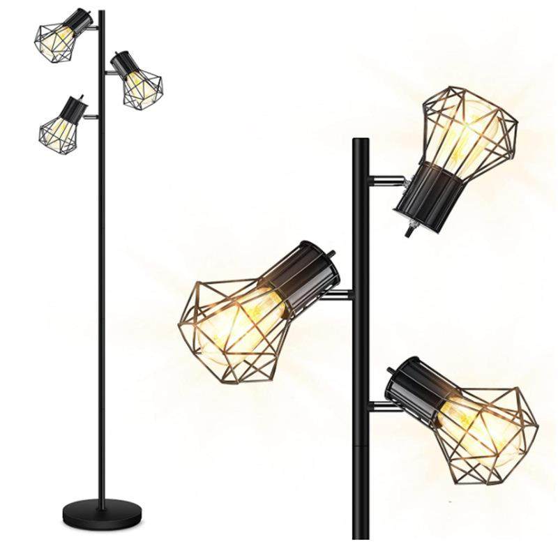 落地灯客厅卧室设计师艺术创意复古工业办公新款美式落地灯