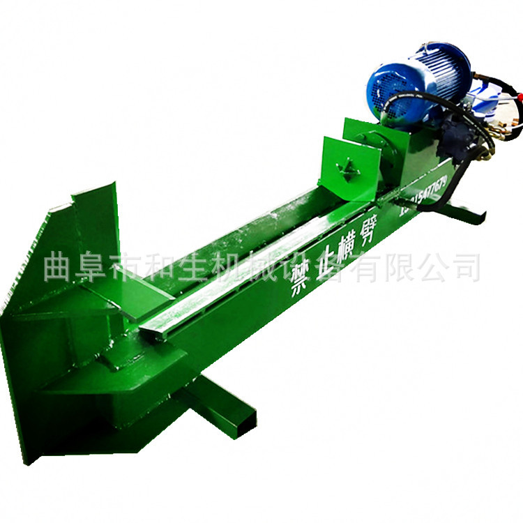 广西液压树根劈柴机移动式树墩破柴工具劈柴机厂家电动破柴机