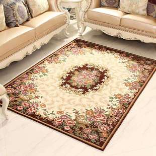 欧式客厅茶几地毯卧室床边满铺毯简约现代美式田园中式玄关地垫