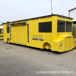 威四方模型铁艺仿真复古英伦双层巴士模型商业街装 饰摄影道具