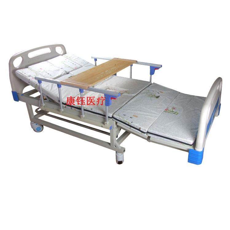 全曲老人翻身床带便孔可洗头护理床家用床手动护理床全曲护理床