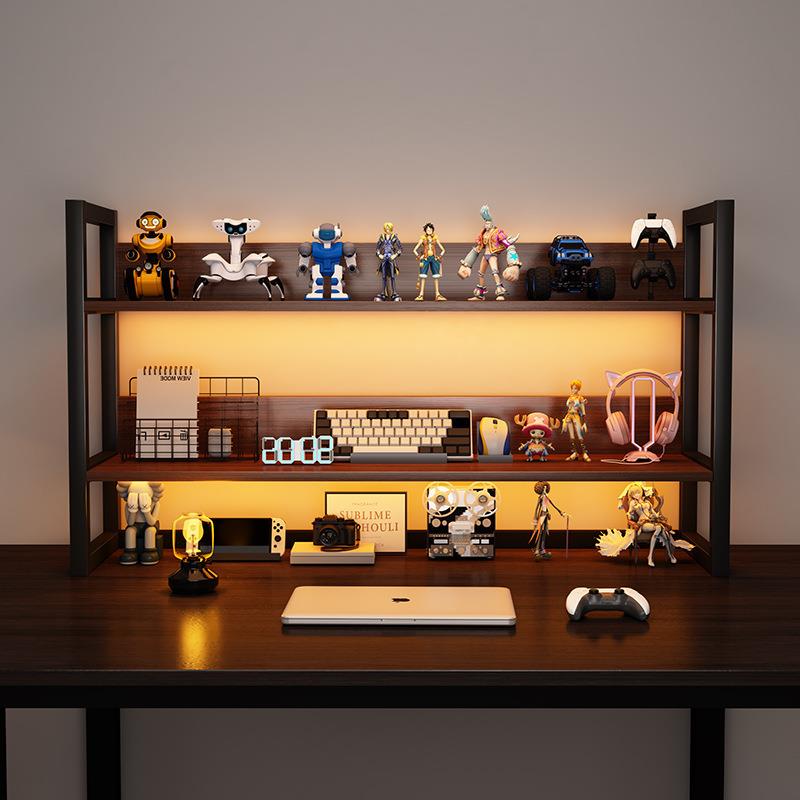 置物架桌面收纳神器多层书架学生桌上置物架办公室书柜小型展示架