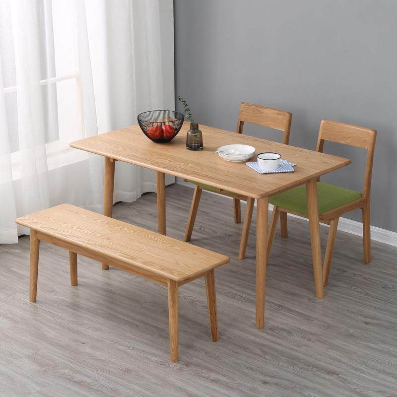 胡桃木折叠餐桌白橡木桌餐厅桌子小户型饭桌可折叠餐桌多功能桌子