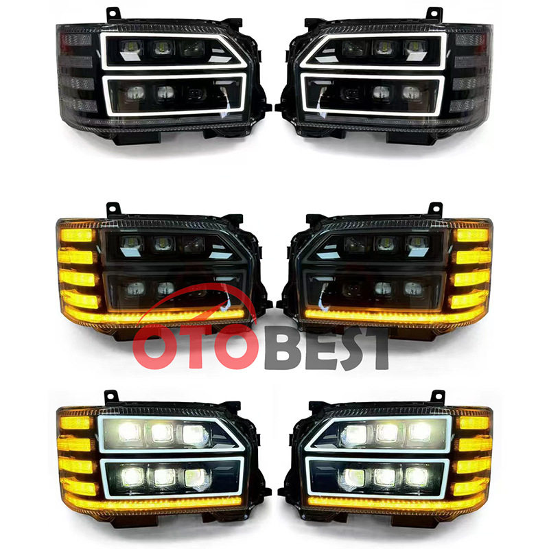 适用丰田海狮LED大灯总成TOYOTAKDHHIACELEDHEADLIGHT