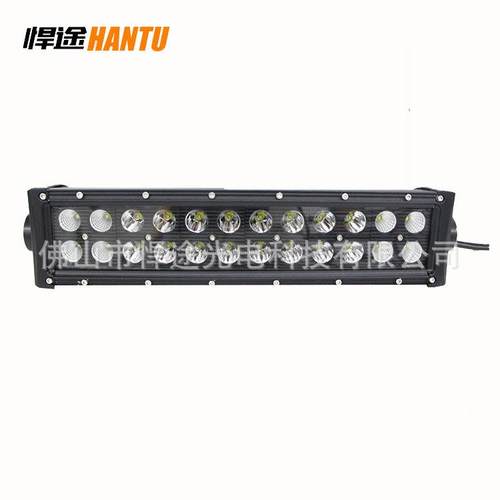 黑面双排72W汽车灯科瑞灯珠长条灯越野车改装灯