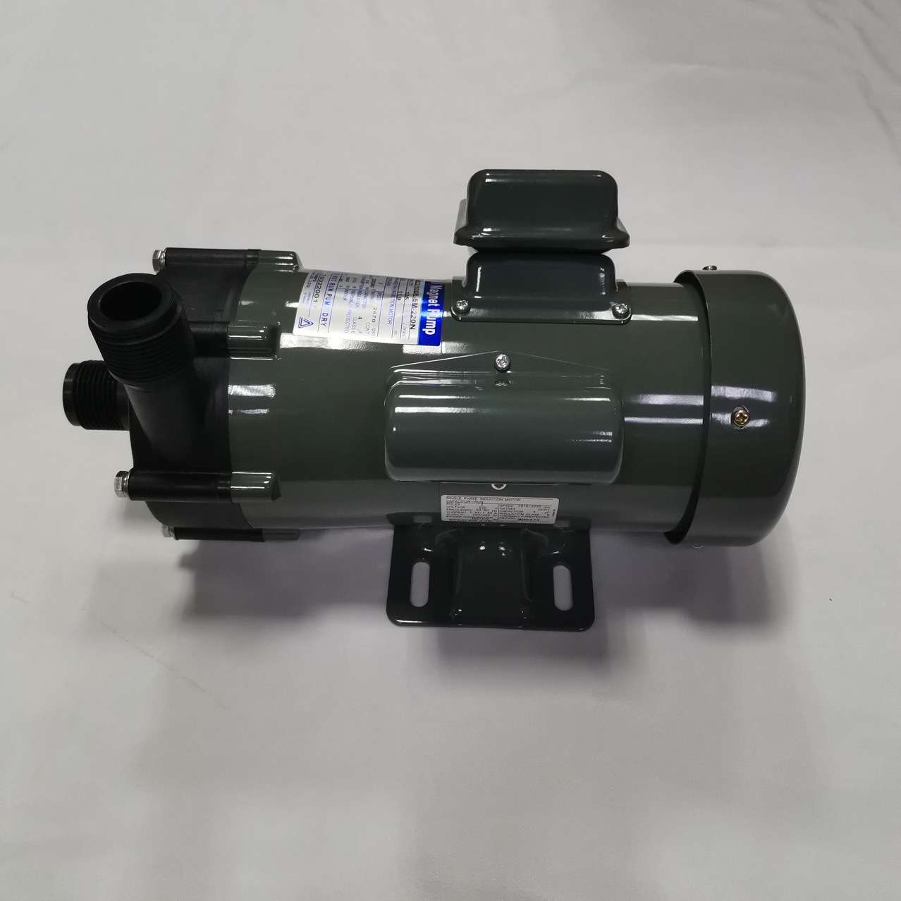 单吸式电动卧式增压泵抽水耐腐蚀隔膜泵大抽水机MD-100R-5M-220N