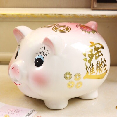 存钱罐2026年新款只进不出储蓄储钱储存罐儿童男孩女孩成人款小猪