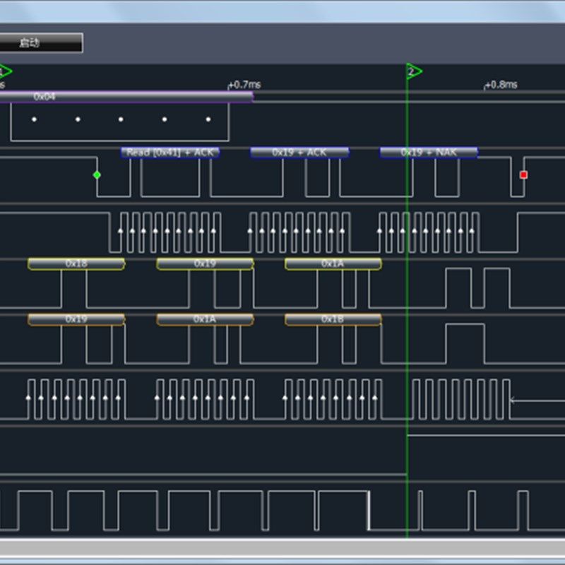 LA1016 usb逻辑分析仪 16路全通道 100M采样率 10G深度 5016 2016