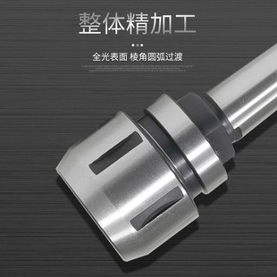 J7316B炮塔后拉式 4号NT40 刀柄 R8铣刀夹头3 莫氏锥柄铣夹头套装