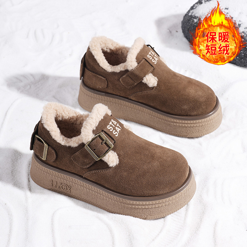 星期六雪地靴女2025新款厚底