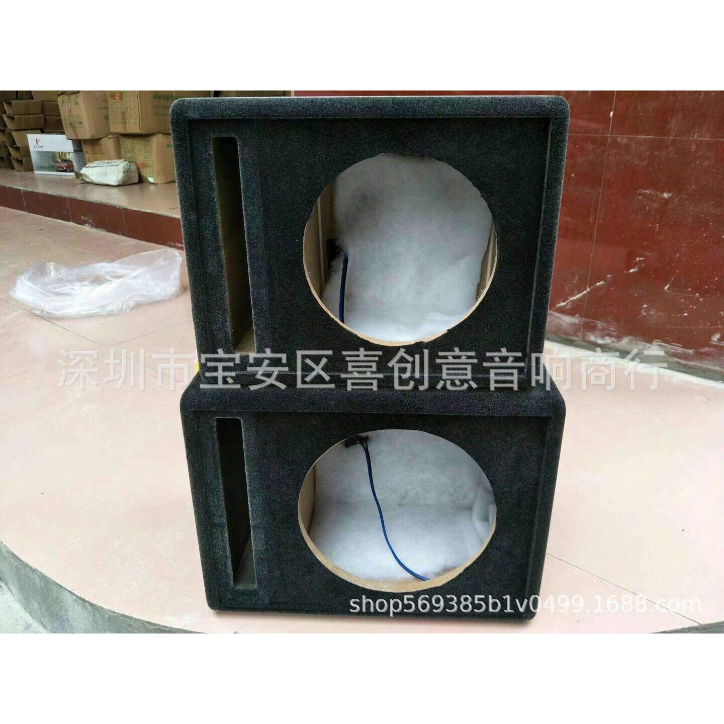 直销新款喇叭音箱 10寸迷宫箱低音喇叭空箱 车载音响木箱