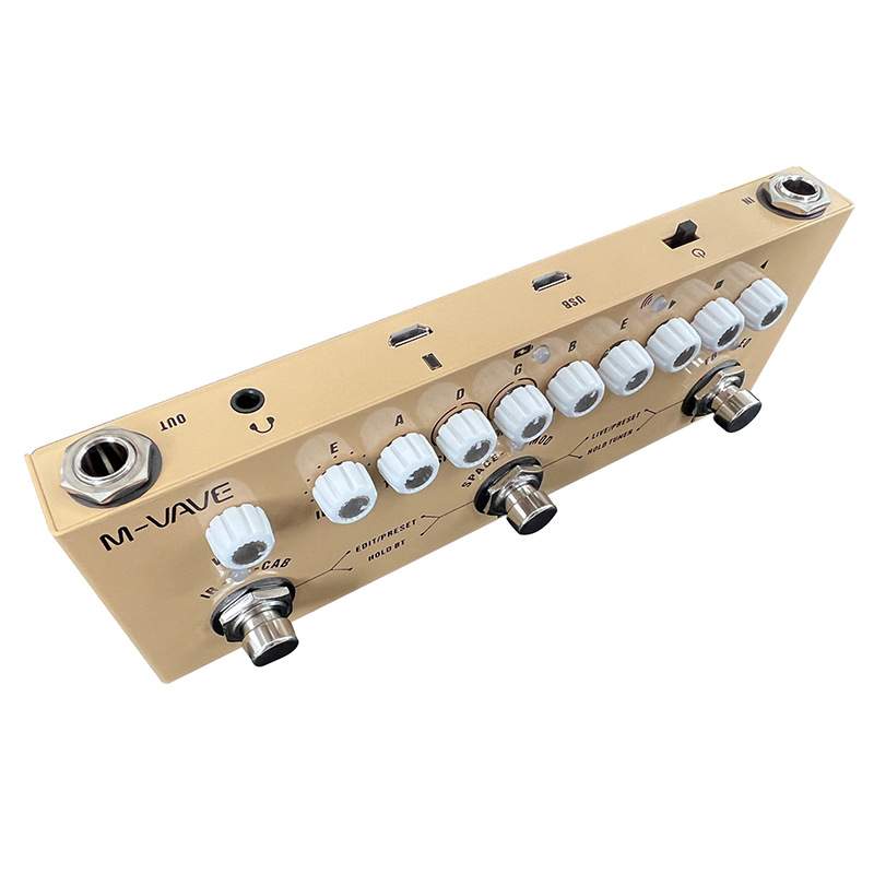 M-VAVE CUBE BABY AC / BASS 可充电单块组合效果器延迟合唱混响