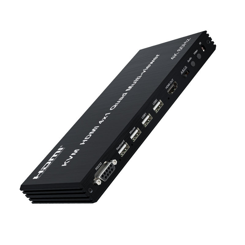 KVM4K60HZHDMI4X1分割器RS2324K4*1分割器图片