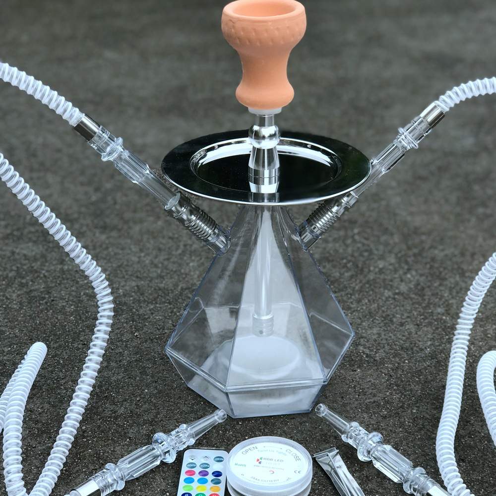 塑料水烟壶水烟亚克力水烟壶成品套装hookah shisha