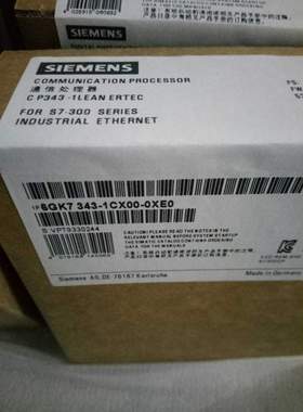 原装6GK7 443-1EX30-0XE0通信处理器CP443-1  6GK7443-1EX30-OXEO