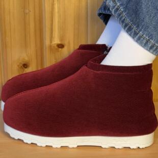 恩施老式棉鞋传统手工棉鞋女士冬季保暖加绒加厚中老年妈妈棉鞋