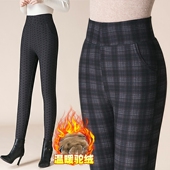 外穿打底裤 驼绒棉裤 弹力中老年抗寒保暖裤 加绒加厚高腰修身 女冬季