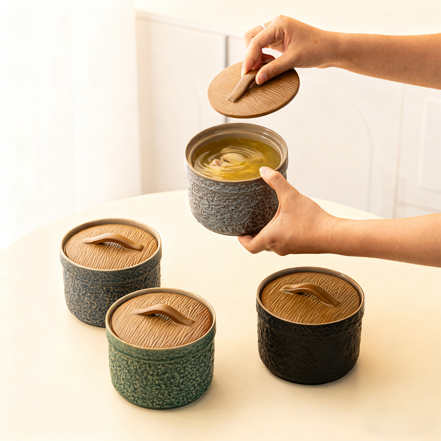 陶瓷瓦罐隔水炖盅新款家用