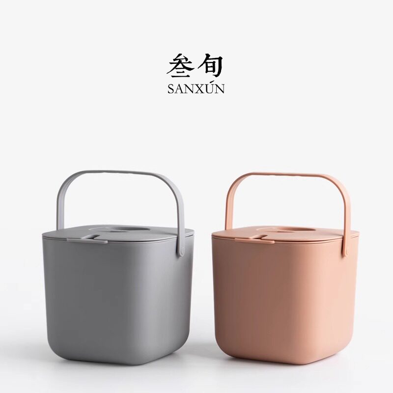 三旬茶渣桶茶水桶家用茶台垃圾桶带过滤排水桶废水桶功夫茶具配件