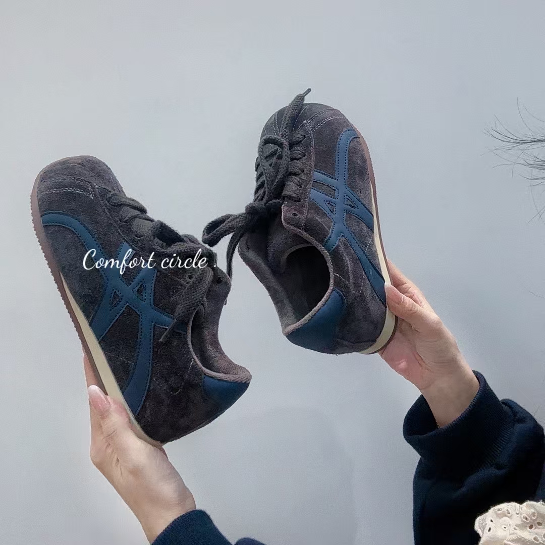 艾模儿女鞋大头厚底加绒德训鞋2025秋冬女鞋舒适贝壳头德训女鞋