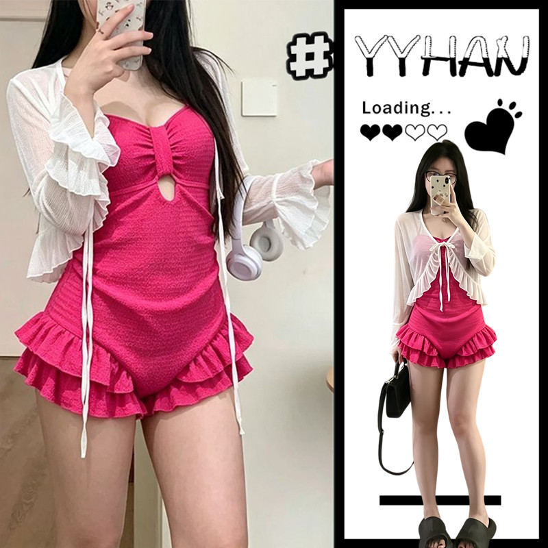 泳衣女大码胖MM韩版ins高颜值装