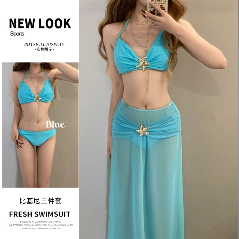 泳衣女比基尼超仙显身材绝美拍照