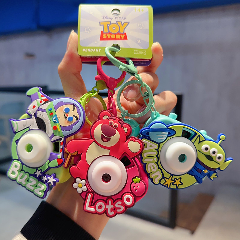 欧家卡艺卡通PVC解压钥匙扣挂件